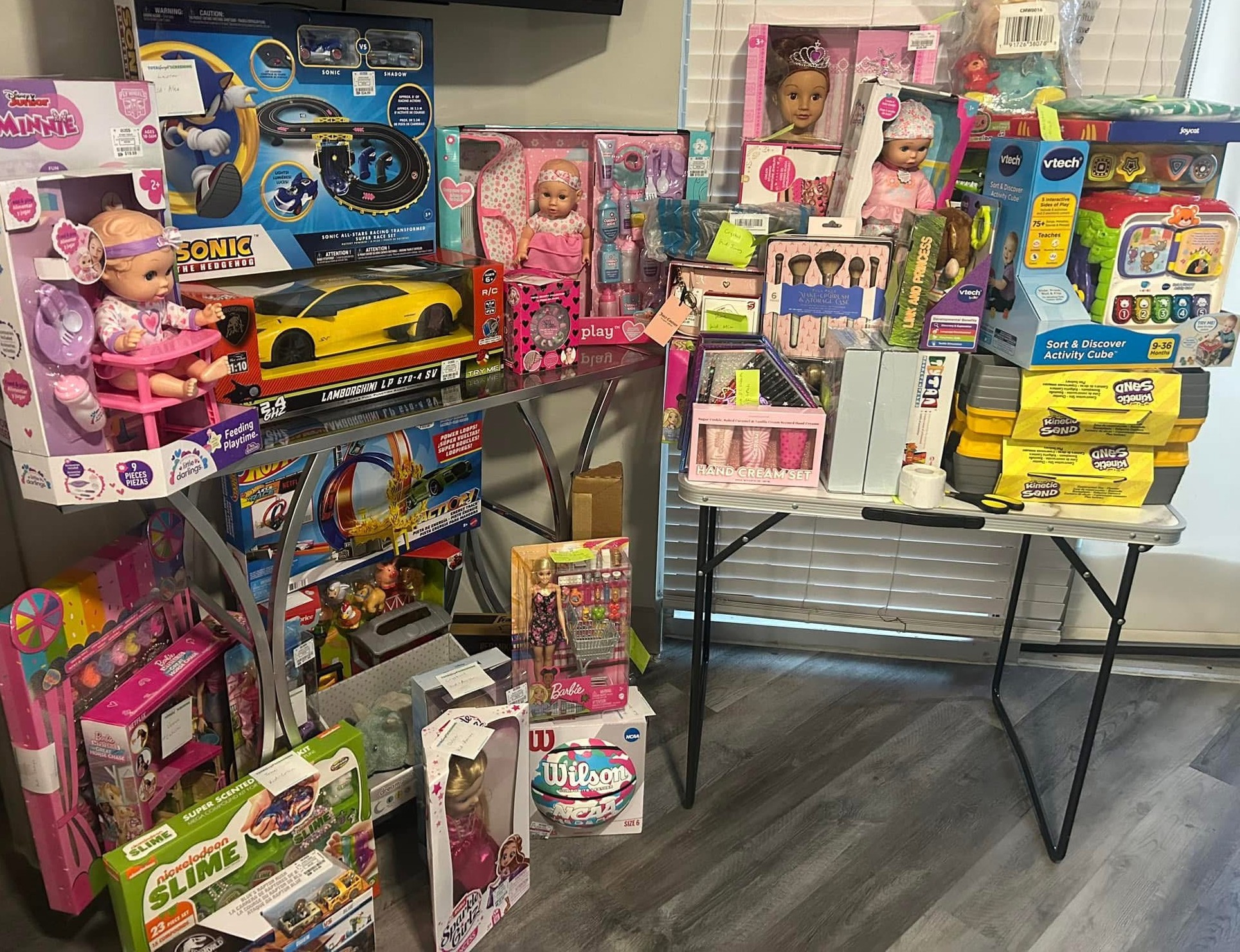 Toys collection for families