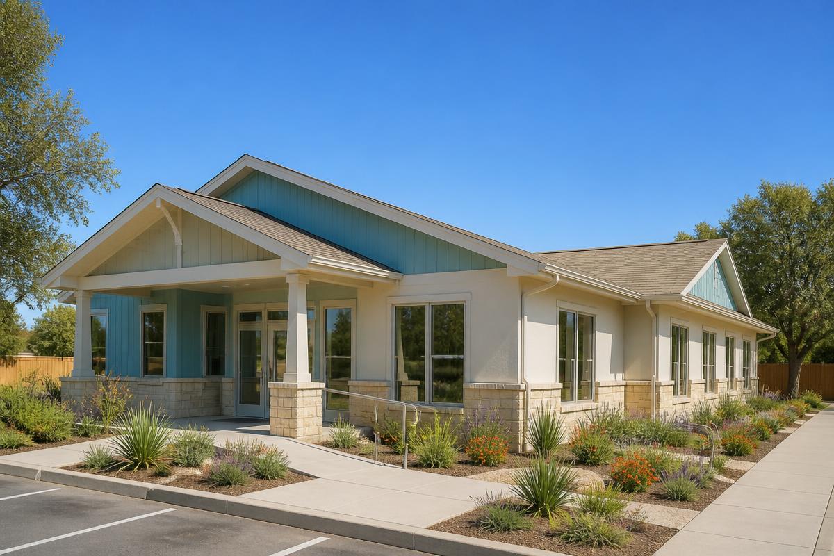Rendering of a potential Life Enrichment Center building